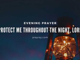 evening prayer rest