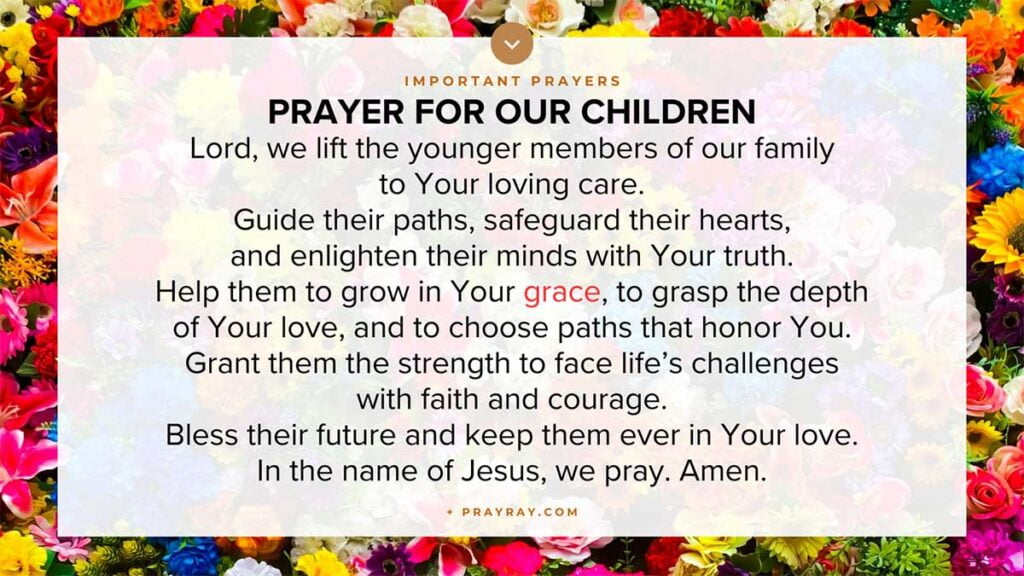 prayer for our children