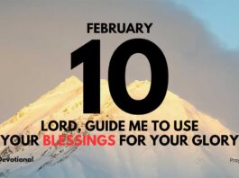 Blessings and Growth daily Devotional for February 10