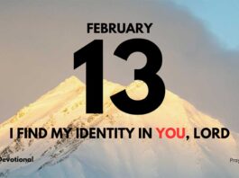 Identity in God's Word daily Devotional for February 13