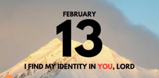 Identity in God’s Word – Daily Devotional for February 13 Identity in God's Word daily Devotional for February 13