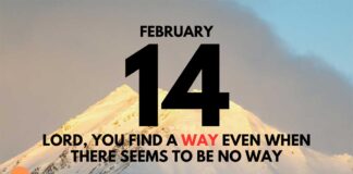 Bold Faith – Daily Devotional for February 14 Bold Faith daily Devotional for February 14