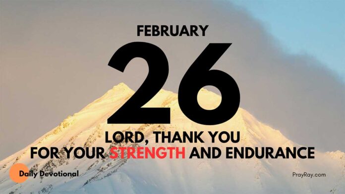 Endurance Over Escape daily Devotional for February 26