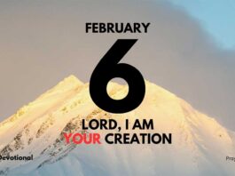 Contentment in God's Love daily Devotional for February 6