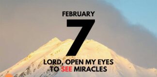 Everyday Miracles – Daily Devotional for February 7 Everyday Miracles daily Devotional for February 7