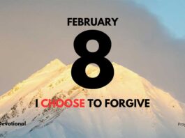 Forgiveness and Freedom daily Devotional for February 8