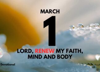 Renewed Strength in God – Daily Devotional for March 1 Renewed Strength in God daily Devotional for March 1