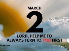 Asking and Receiving daily Devotional for March 2
