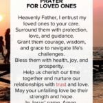 Prayer for loved ones