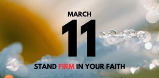Stand Firm in Unjust Times – Daily Devotional for March 11 Stand Firm in Unjust Times daily Devotional for March 11