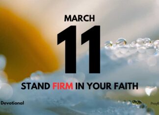 Stand Firm in Unjust Times – Daily Devotional for March 11 Stand Firm in Unjust Times daily Devotional for March 11