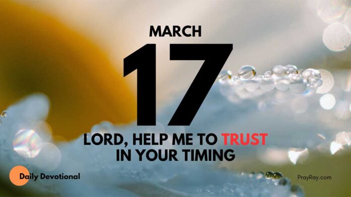 Patience in Prayer daily Devotional for March 17