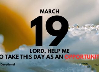 Fresh Starts as a Gift from God – Daily Devotional for March 19 Fresh Starts as a Gift from God daily Devotional for March 19