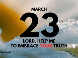 Renew Your Mind in God daily Devotional for March 23