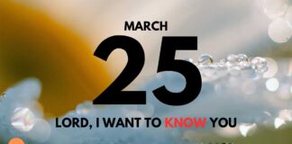 Knowing God vs. Knowing About God – Devotional for March 25 Knowing About God daily Devotional for March 25