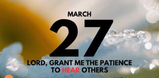 Slow to Speak, Quick to Listen – Daily Devotional for March 27 Slow to Speak, Quick to Listen Daily Devotional for March 27