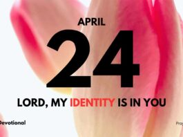 Don't Compare Yourself to Others daily Devotional for April 24