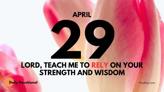Finally, Start Trusting God daily Devotional for April 29