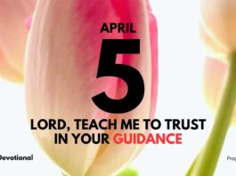 Live by Discernment daily Devotional for April 5