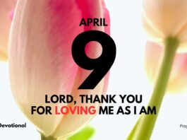 Joy of Being Yourself Daily Devotional for April 9