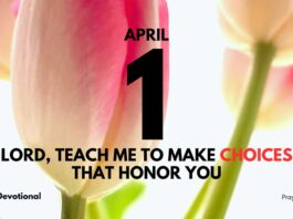 Fruit of Discipline in Faith Daily Devotional for April 1