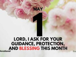 The Power of Prayer in May daily Devotional for May 1