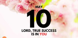Defining True Success – Daily Devotional for May 10 Defining True Success daily Devotional for May 10