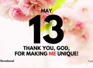Individual Approaches to Prayer – Daily Devotional for May 13 Individual Approaches to Prayer daily Devotional for May 13