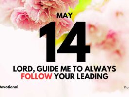 Wisdom of God daily Devotional for May 14