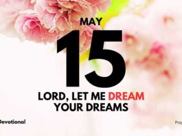 God's Abundant Blessings daily Devotional for May 15