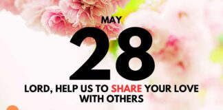 Sharing God’s Love with a Smile – Daily Devotional for May 28 Sharing God's Love with a Smile daily Devotional for May 28