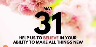God’s Restoration Power – Daily Devotional for May 31 God's Restoration Power daily Devotional for May 31