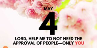 God’s Voice Over Human Opinion – Daily Devotional for May 4 God's Voice Over Human Opinion daily Devotional for May 4