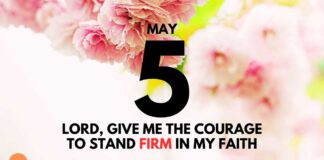 Stand Firm for God – Daily Devotional for May 5 Stand Firm for God daily Devotional for May 5
