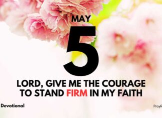 Stand Firm for God – Daily Devotional for May 5 Stand Firm for God daily Devotional for May 5