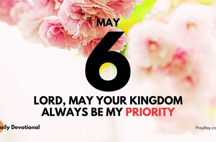 Keep God in First Place daily Devotional for May 6