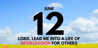 The Power of Intercession – Daily Devotional for June 12 The Power of Intercession daily Devotional for June 12