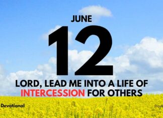 The Power of Intercession – Daily Devotional for June 12 The Power of Intercession daily Devotional for June 12