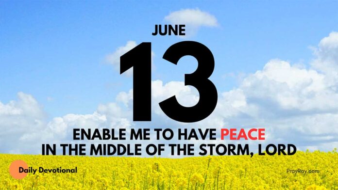 Create God's Atmosphere daily Devotional for June 13