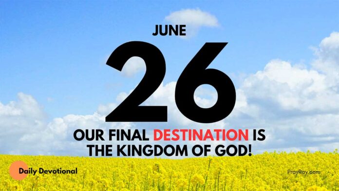 Hope of Heaven daily Devotional for June 26