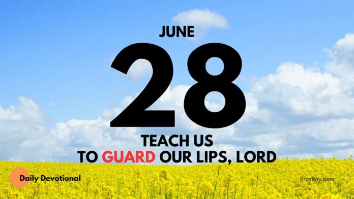 Controlling Your Tongue daily Devotional for June 28