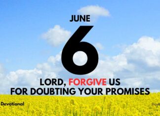 Disappointed in God? – Daily Devotional for June 6th Disappointed in God? Daily Devotional for June 6th