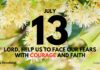 Face Fear with God – Daily Devotional for July 13 Face Fear with God daily Devotional for July 13