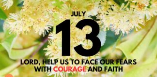 Face Fear with God – Daily Devotional for July 13 Face Fear with God daily Devotional for July 13