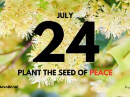 Spiritual Gardening daily Devotional for July 24