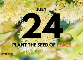 Spiritual Gardening – Daily Devotional for July 24 Spiritual Gardening daily Devotional for July 24