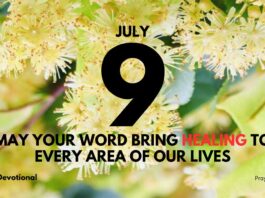 God's Word for Inner Healing daily Devotional for July 9