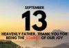 Rejoicing in the Lord – Daily Devotional for September 13 Rejoicing in the Lord – Daily Devotional for September 13