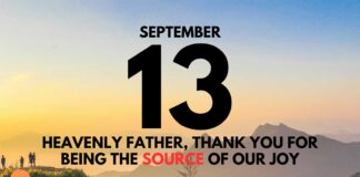 Rejoicing in the Lord – Daily Devotional for September 13 Rejoicing in the Lord – Daily Devotional for September 13