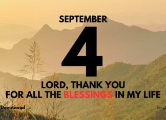 A Thankful Heart in Prayer – Daily Devotional for September 4 Thankful Heart in Prayer – Daily Devotional for September 4